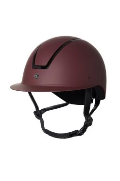 Horze Noir Riding Helmet With Shiny Frame & Sun Visor 33 Horze Noir Riding Helmet With Shiny Frame & Sun Visor -Equestrian Clothing Shop 30084 RMBU 1