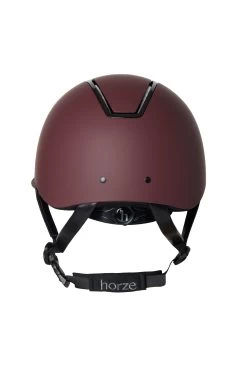 Horze Noir Riding Helmet With Shiny Frame & Sun Visor 36 Horze Noir Riding Helmet With Shiny Frame & Sun Visor -Equestrian Clothing Shop 30084 RMBU 4