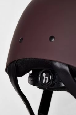 Horze Noir Riding Helmet With Shiny Frame & Sun Visor 38 Horze Noir Riding Helmet With Shiny Frame & Sun Visor -Equestrian Clothing Shop 30084 RMBU 6