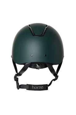 Horze Noir Riding Helmet With Shiny Frame & Sun Visor 29 Horze Noir Riding Helmet With Shiny Frame & Sun Visor -Equestrian Clothing Shop 30084 mvgr 04