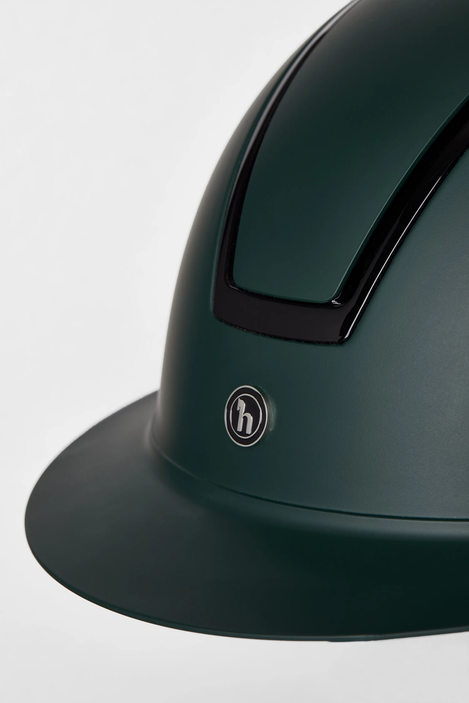 Horze Noir Riding Helmet With Shiny Frame & Sun Visor 11 Horze Noir Riding Helmet With Shiny Frame & Sun Visor - Image 11