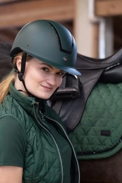 Horze Noir Riding Helmet With Shiny Frame & Sun Visor 32 Horze Noir Riding Helmet With Shiny Frame & Sun Visor -Equestrian Clothing Shop 30084 mvgr 07