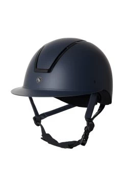 Horze Noir Riding Helmet With Shiny Frame & Sun Visor 39 Horze Noir Riding Helmet With Shiny Frame & Sun Visor -Equestrian Clothing Shop 30084 vdb 01