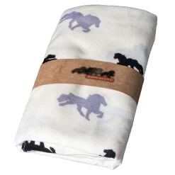 Karlslund Scarf With Horse Print