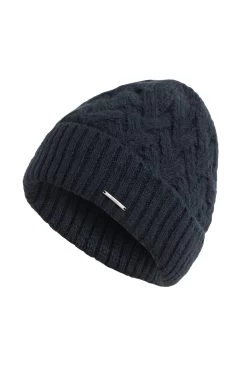 Horze Raya Cable Knit Hat With Fleece Lining -Equestrian Clothing Shop 30848 IKB 1