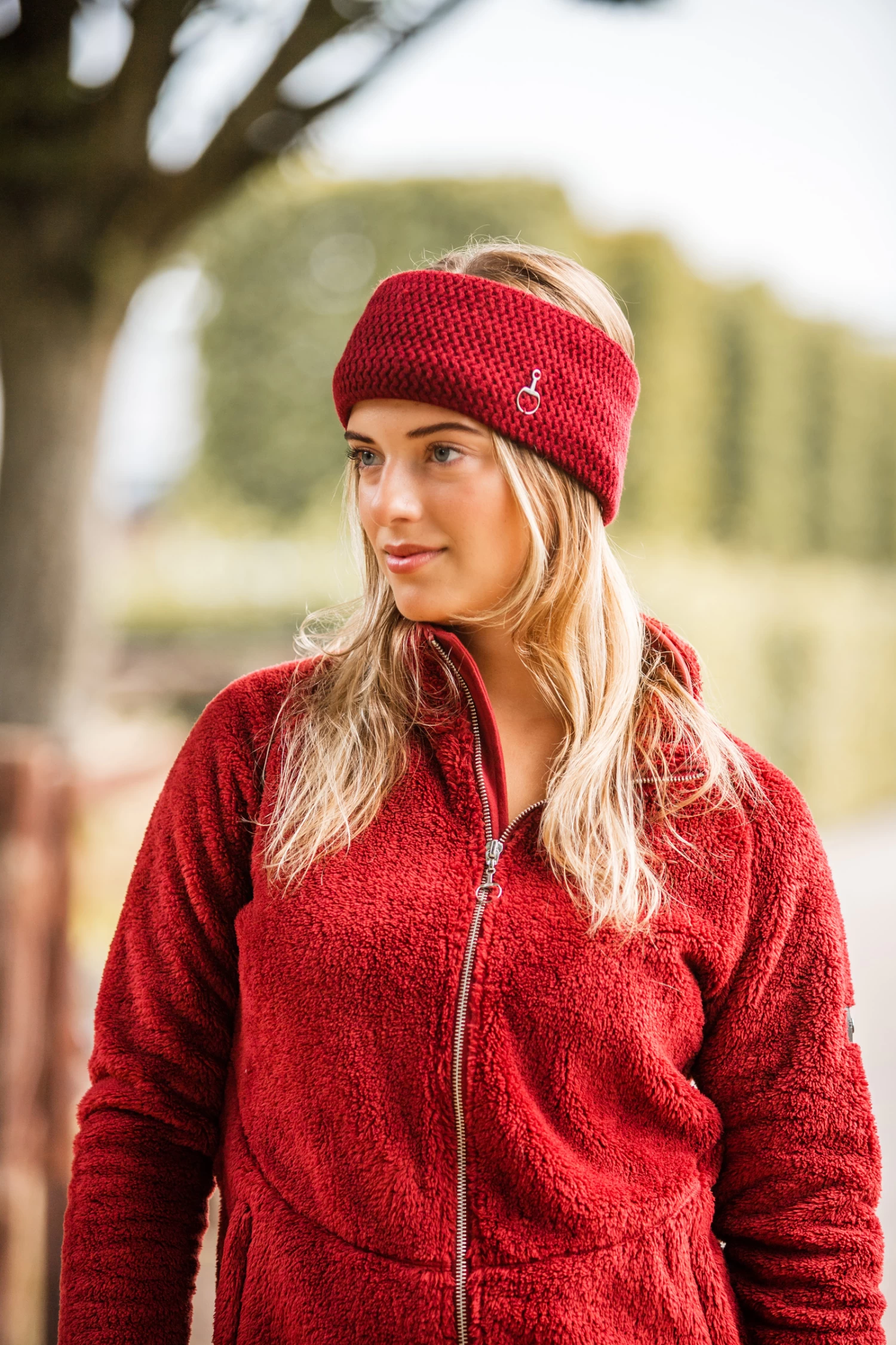 Horze Arya Knitted Headband 6 Horze Arya Knitted Headband - Image 6