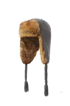 Horze Bea Trapper Hat With Faux Fur -Equestrian Clothing Shop 30866 UDGR 1