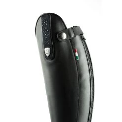 Tattini Boots Strap In Suede + Irregular Sized Crystals