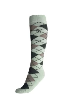 Horze Alana Checked Winter Riding Socks -Equestrian Clothing Shop 31340 CAGR UDGR 1