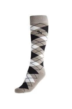 Horze Alana Checked Winter Riding Socks -Equestrian Clothing Shop 31340 RCBE BL 1