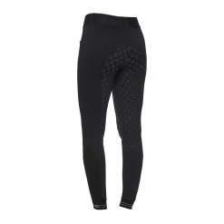 Cavalleria Toscana American Women's Full Grip Breeches Perforated Logo Tape -Equestrian Clothing Shop 315512 BL 1