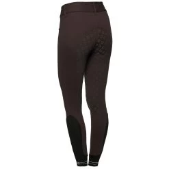 Cavalleria Toscana American Women's Full Grip Breeches Perforated Logo Tape -Equestrian Clothing Shop 315512 BR 3