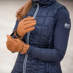 B Vertigo Milan Leather Thermo Riding Gloves -Equestrian Clothing Shop 31584 BR 5