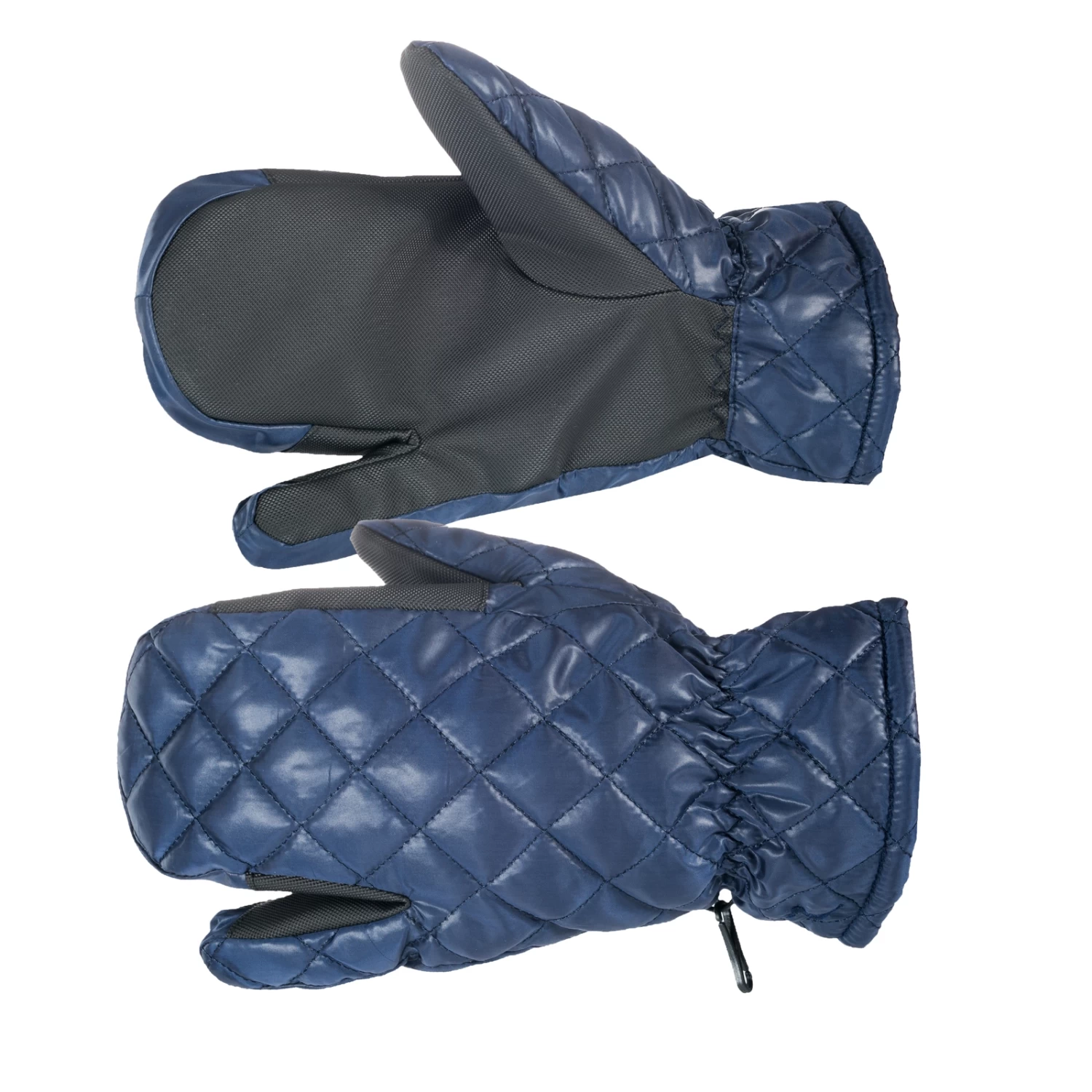 Horze Quilted 3-finger Winter Riding Gloves 4 Horze Quilted 3-finger Winter Riding Gloves - Image 4
