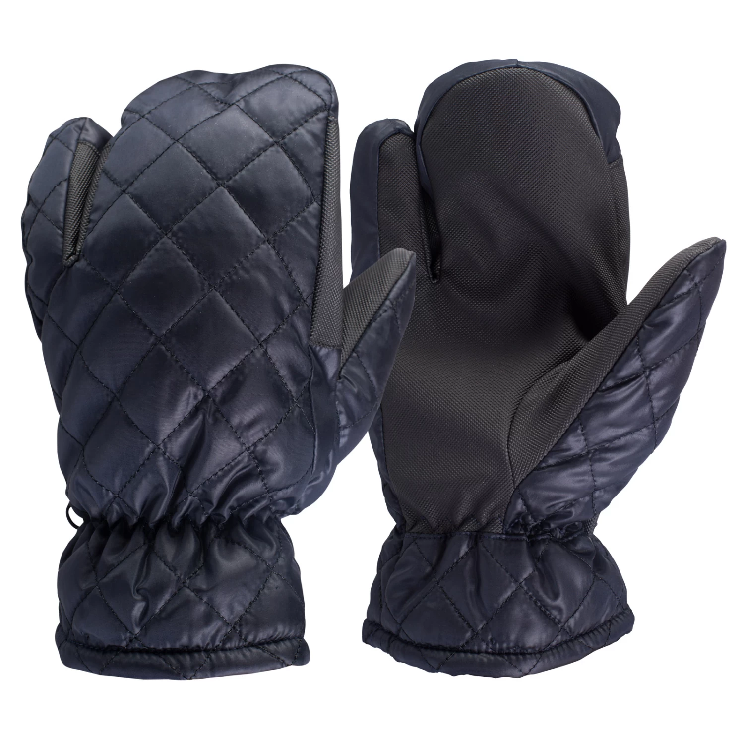 Horze Quilted 3-finger Winter Riding Gloves 3 Horze Quilted 3-finger Winter Riding Gloves - Image 3