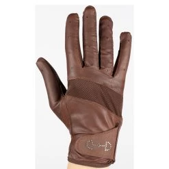 Horze Women's Leather Mesh Riding Gloves 16 Horze Women's Leather Mesh Riding Gloves -Equestrian Clothing Shop 31697 BR 2