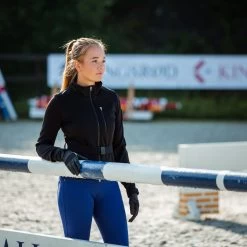 Horze Women's Stretch Riding Gloves With Neoprene Cuffs -Equestrian Clothing Shop 31716 BL 4