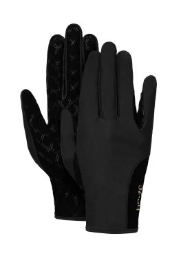 Horze Lianna Riding Gloves With PU Palm 17 Horze Lianna Riding Gloves With PU Palm -Equestrian Clothing Shop 31720 bl 01