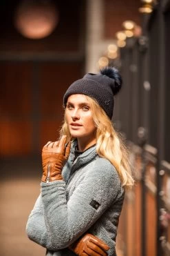 Horze Theresa Women's Vegan Leather Winter Riding Gloves -Equestrian Clothing Shop 31726 BR 5