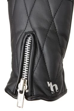 Horze Theresa Women's Vegan Leather Winter Riding Gloves -Equestrian Clothing Shop 31726 bl 04