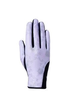 Horze Edina Women's Printed Riding Gloves 36 Horze Edina Women's Printed Riding Gloves -Equestrian Clothing Shop 31729 ohpu 02