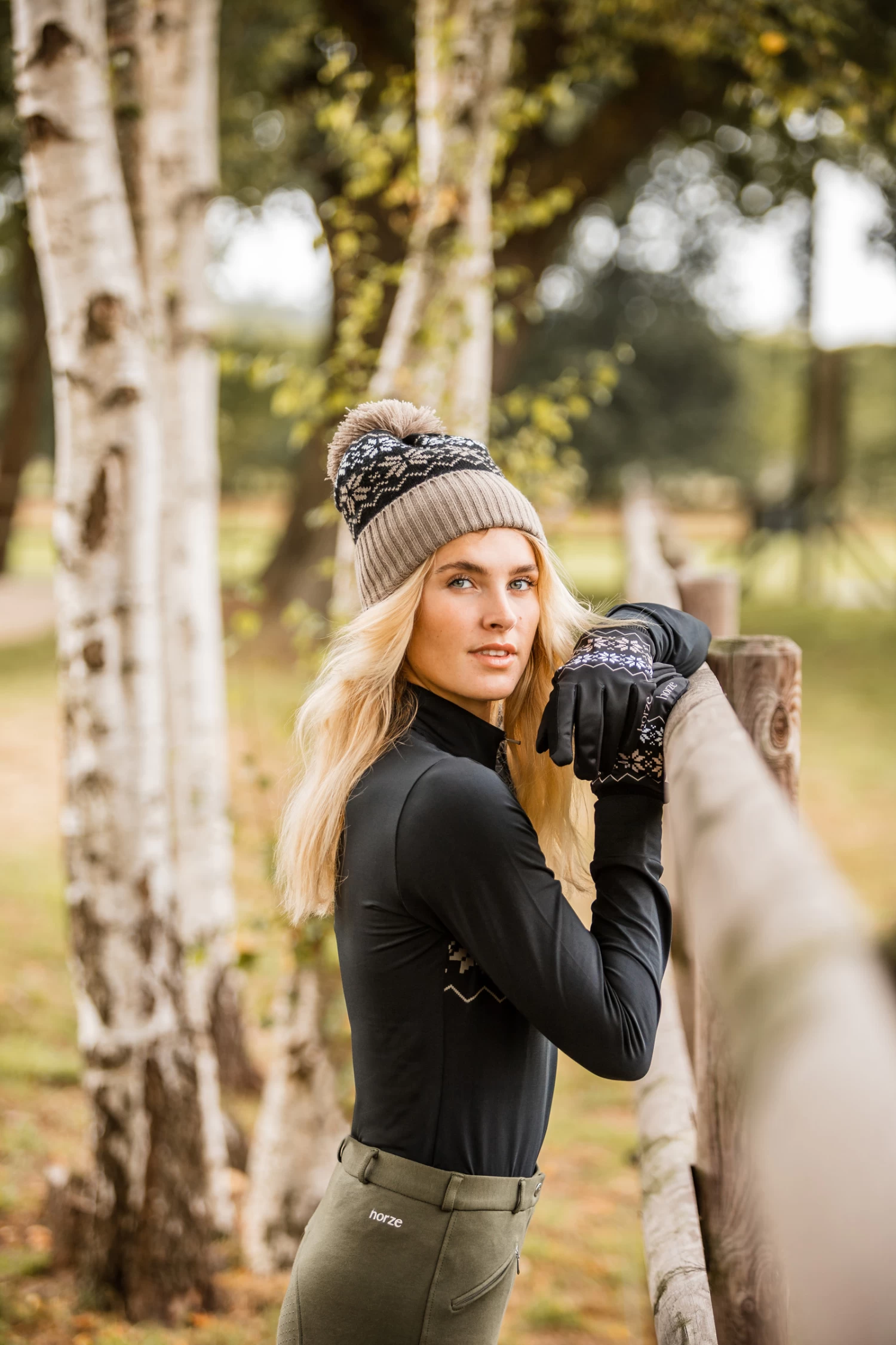 Horze Emily Winter Riding Gloves 6 Horze Emily Winter Riding Gloves - Image 6