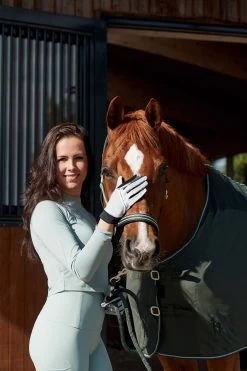Horze Gabriela Women's Stretch Riding Gloves With UV Protection -Equestrian Clothing Shop 31733 AGGR 5