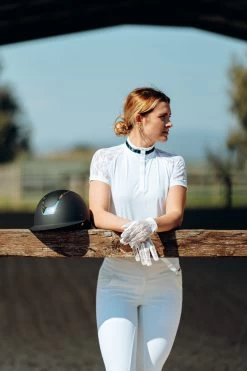 B Vertigo Women's Lace Riding Gloves -Equestrian Clothing Shop 31739 WH 6