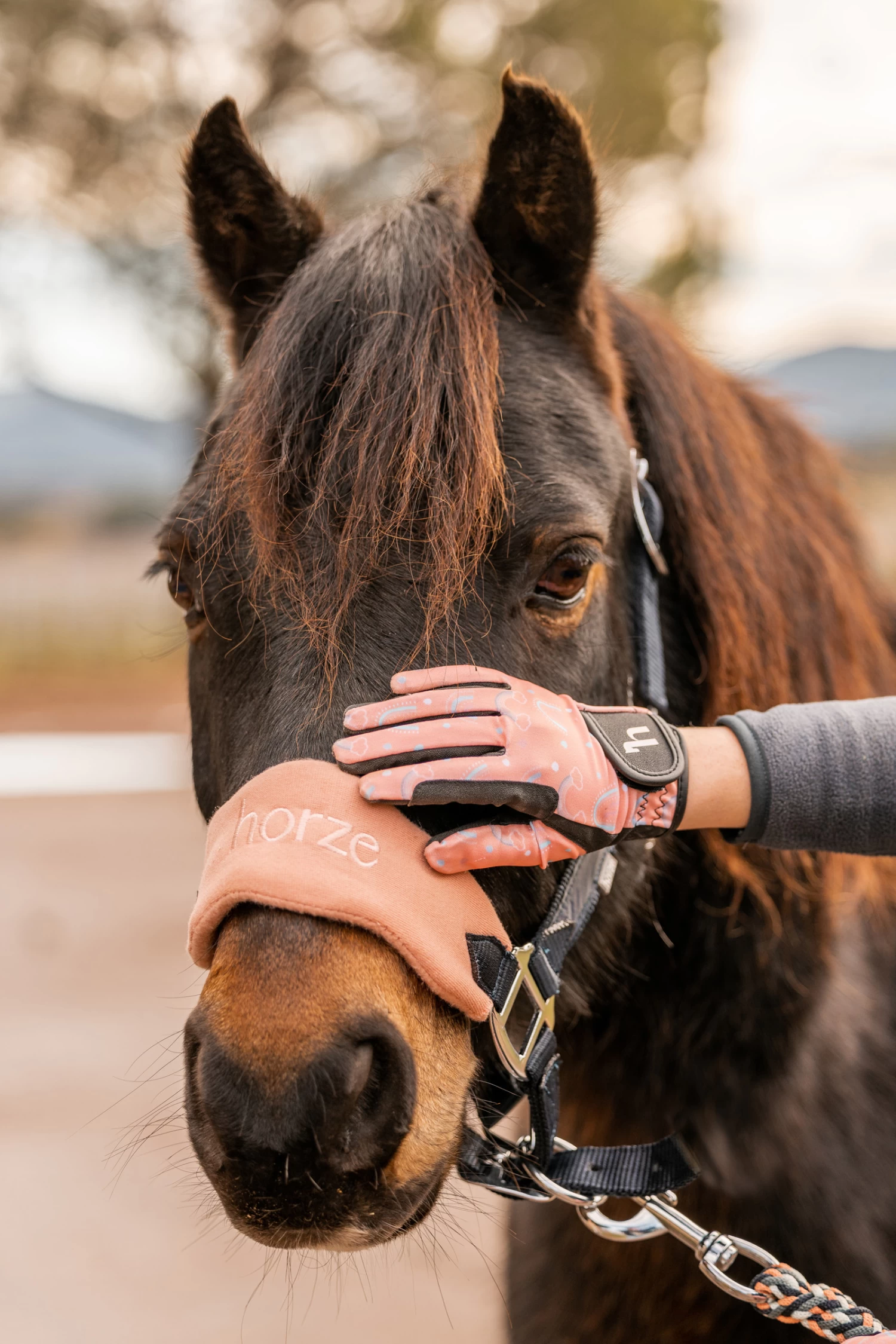 Horze Rainbow Kids' Summer Riding Gloves 7 Horze Rainbow Kids' Summer Riding Gloves - Image 7