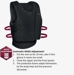 Komperdell Safety Vest Frontzipp Jr -Equestrian Clothing Shop 322496 BL 3