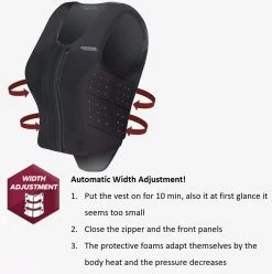 Komperdell Safety Vest Frontzipp Slim Fit -Equestrian Clothing Shop 322498 BL 3