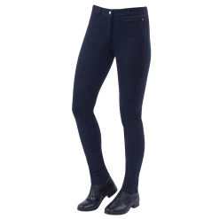 Dublin Supa-fit Zip Up Knee Patch Jodhpurs For Women -Equestrian Clothing Shop 323898 DB 2