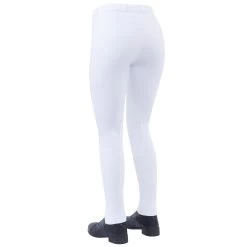Dublin Supa-fit Zip Up Knee Patch Jodhpurs For Women -Equestrian Clothing Shop 323898 WH 1