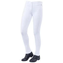 Dublin Supa-fit Zip Up Knee Patch Jodhpurs For Women -Equestrian Clothing Shop 323898 WH 2