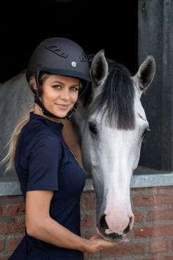 Back On Track EQ3 MIPS Lynx Smooth Top Riding Helmet -Equestrian Clothing Shop 326739 BL 05