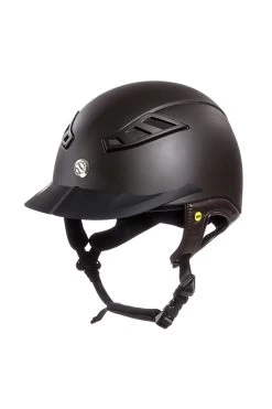 Back On Track EQ3 MIPS Lynx Smooth Top Riding Helmet -Equestrian Clothing Shop 326739 BR 01