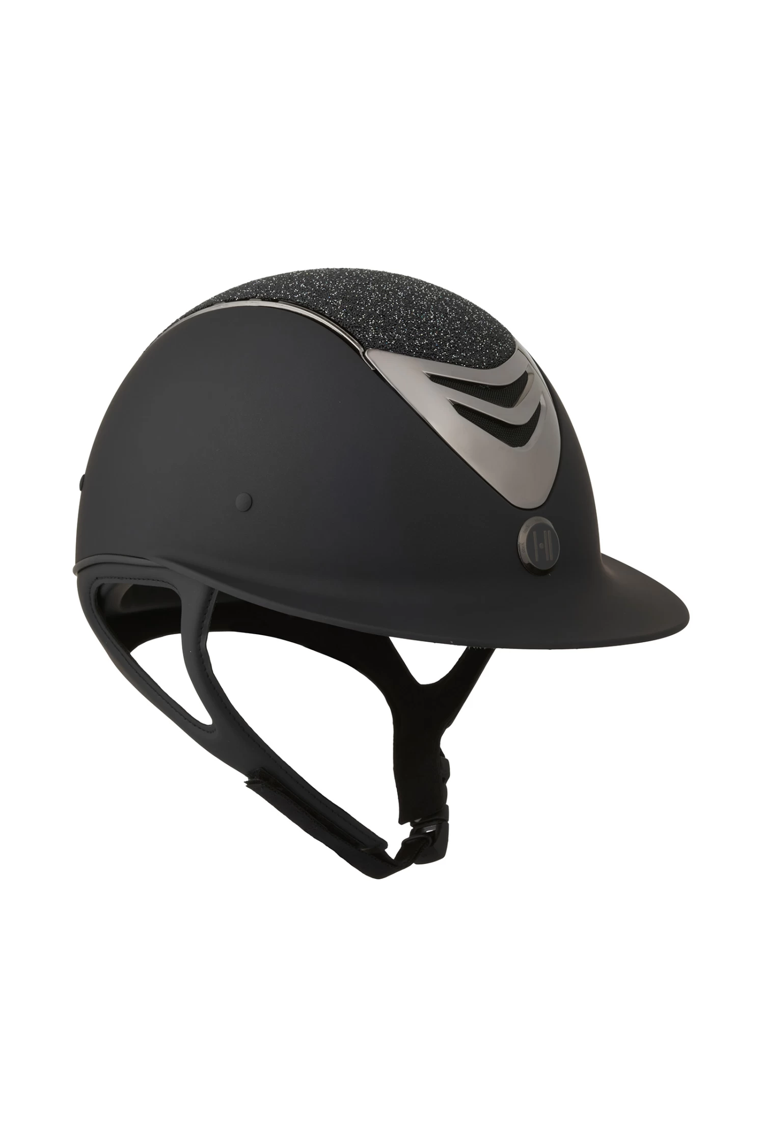OneK Avance Matt Glitter Chrome Riding Helmet 1 OneK Avance Matt Glitter Chrome Riding Helmet