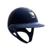 Samshield Miss Shield Shadowmatt Flower Swarovski Helmet, Black Chrome Visor (without Liner)