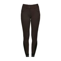Cavalleria Toscana American Knee Grip Breeches For Women With Perforated Logo Tape 17 Cavalleria Toscana American Knee Grip Breeches For Women With Perforated Logo Tape -Equestrian Clothing Shop 331276 BR 2