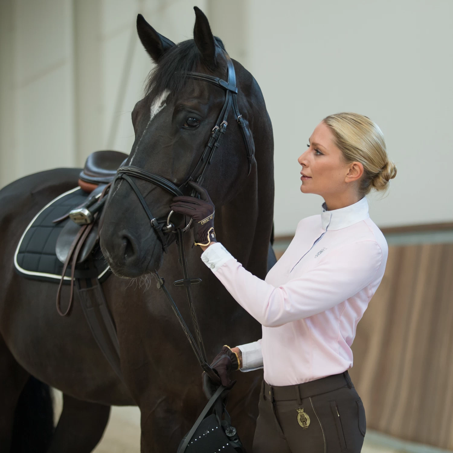 Horze Blaire Women's Long-Sleeved Functional Show Shirt 2 Horze Blaire Women's Long-Sleeved Functional Show Shirt - Image 2