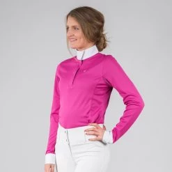 Horze Blaire Women's Long-Sleeved Functional Show Shirt 22 Horze Blaire Women's Long-Sleeved Functional Show Shirt -Equestrian Clothing Shop 33209 CFPU 1
