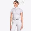 Cavalliera Silver Pop Short Sleeve Riding Show Shirt
