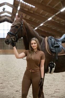 Horze PU Leather Belt With Rose Gold Details 10 Horze PU Leather Belt With Rose Gold Details -Equestrian Clothing Shop 33394 bdbr 04