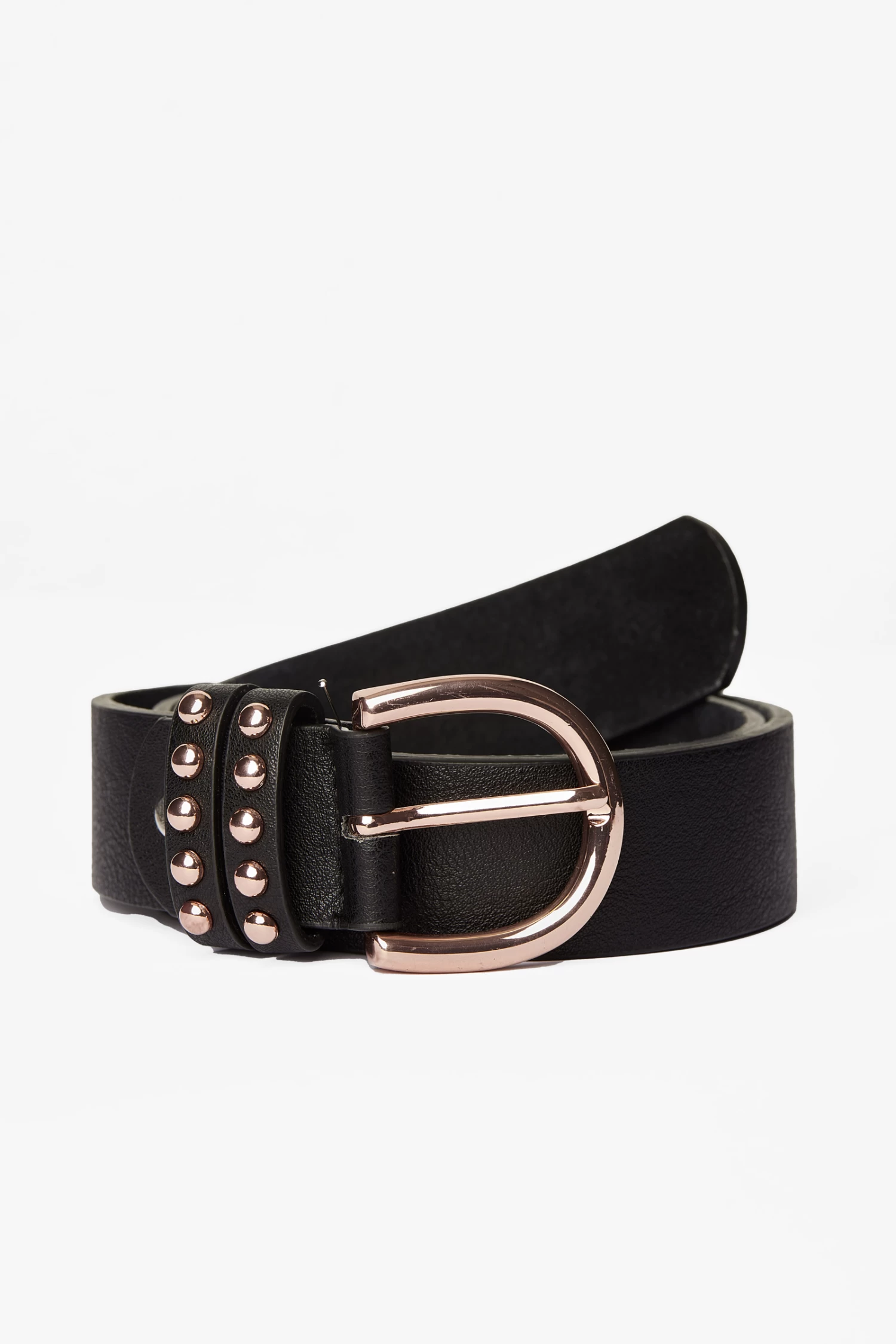Horze PU Leather Belt With Rose Gold Details 5 Horze PU Leather Belt With Rose Gold Details - Image 5