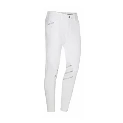 Harcour Costa Men's Breeches With Knee Patch -Equestrian Clothing Shop 334553 WH 1
