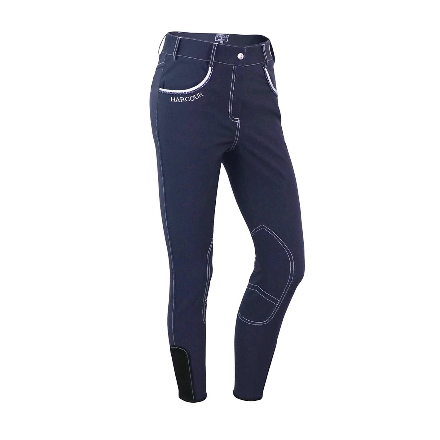 Harcour Sultane Breeches With Knee Patches For Women 2 Harcour Sultane Breeches With Knee Patches For Women - Image 2