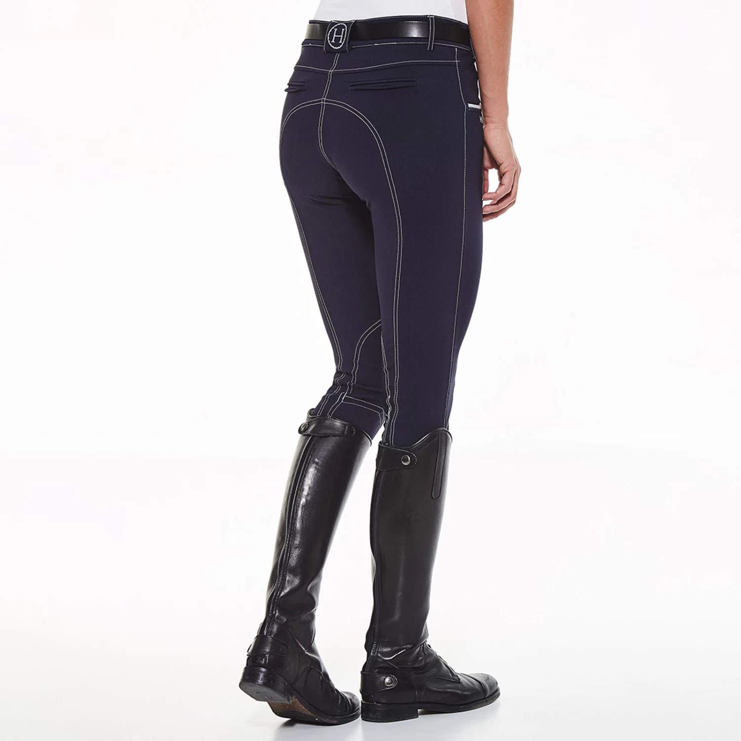 Harcour Sultane Breeches With Knee Patches For Women 4 Harcour Sultane Breeches With Knee Patches For Women - Image 4