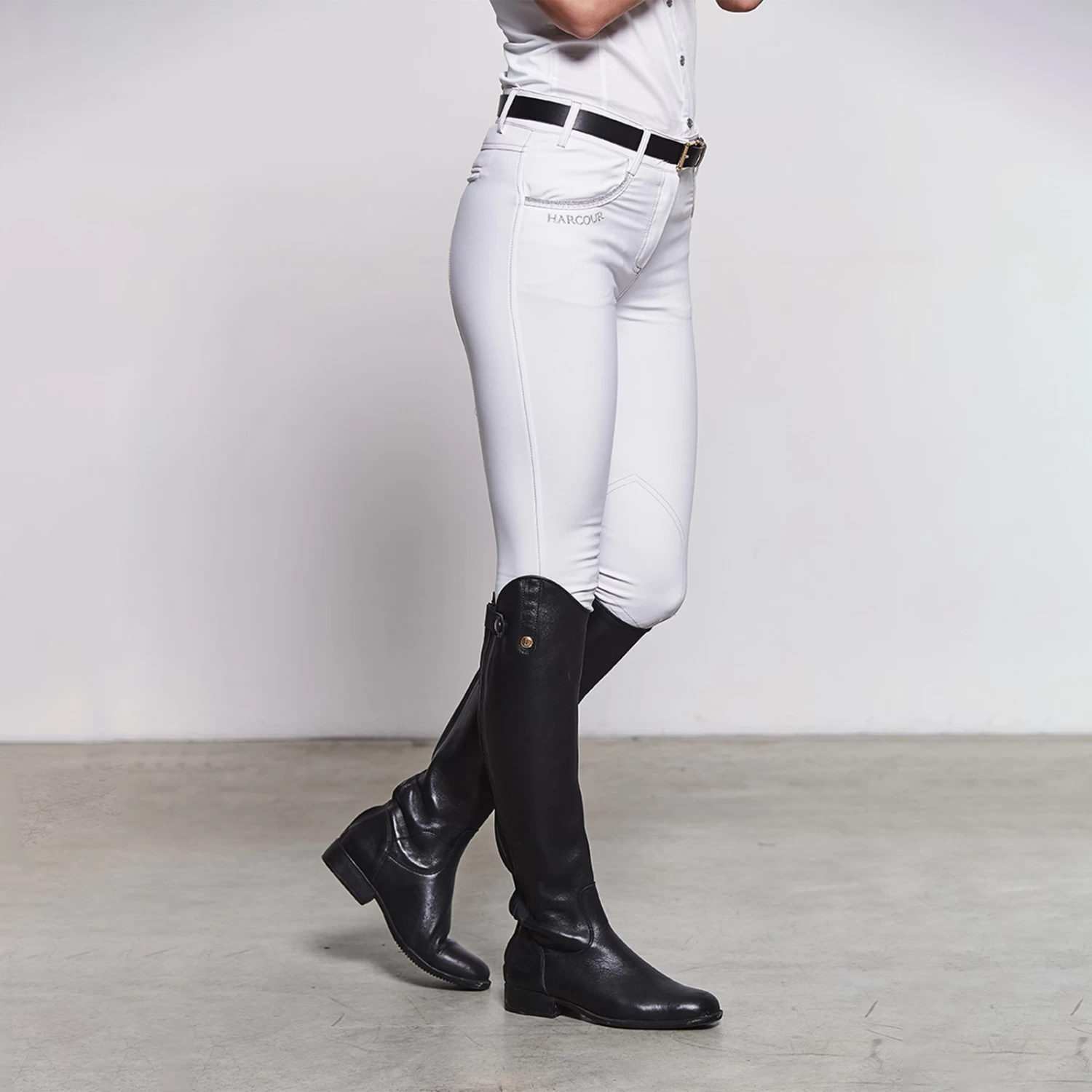 Harcour Sultane Breeches With Knee Patches For Women 7 Harcour Sultane Breeches With Knee Patches For Women - Image 7