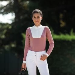 Horze Edie Women's Long Sleeve Show Bodysuit 15 Horze Edie Women's Long Sleeve Show Bodysuit -Equestrian Clothing Shop 33475 GPI 3