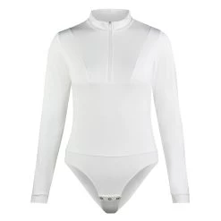 Horze Edie Women's Long Sleeve Show Bodysuit 22 Horze Edie Women's Long Sleeve Show Bodysuit -Equestrian Clothing Shop 33475 WH 1